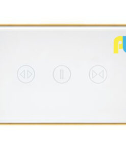 Công Tắc Điều Khiển Cửa Cuốn Viền Vàng