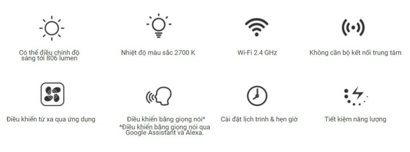 Bóng đèn Led wifi EZVIZ LB1