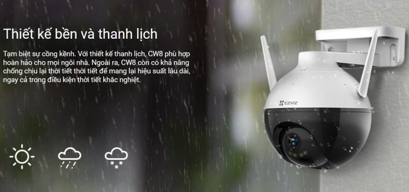 Camera Ezviz C8W 2K wifi