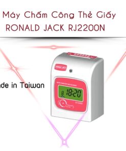 Máy chấm công thẻ giấy RONALD JACK RJ-2200N (2020)