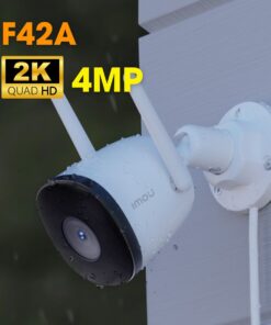 Camera thân ngoài trời Ip Poe Imou F42A 4MP, tích hợp mic thu âm, hồng ngoại 30m, phát hiện người