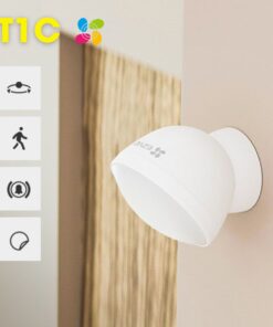 Cảm biến chuyển động Ezviz T1C góc rộng 360 độ, phát hiện chuyển động, còi báo động