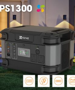 Trạm điện di động Ezviz PS1300 dung lượng pin 1.324Wh, 6 cổng, bảo vệ quá áp, AC 2000W