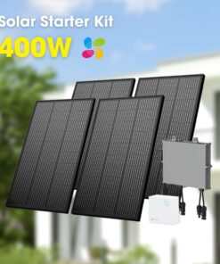 Bộ khởi động tấm pin năng lượng mặt trời 400W Ezviz mở rộng lên đến 800W, quản lý bằng app, IP67