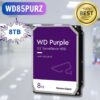 Ổ cứng camera WD Western Purple WD85PURZ 8TB, SATA 3, 256MB Cache, Vòng quay 7200RPM
