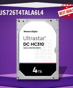 Ổ cứng HDD 4TB WD Enterprise Ultrastar DC HC310 HUS726T4TALA6L4, Hỗ trợ SATA III 6GB/s, Tốc độ vòng quay 7200RPM