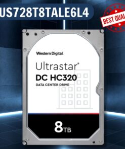 Ổ cứng HDD 8TB WD Enterprise Ultrastar DC HC320 HUS728T8TALE6L4, Tốc độ vòng quay 7200rpm, Bộ nhớ đệm 256MB Cache