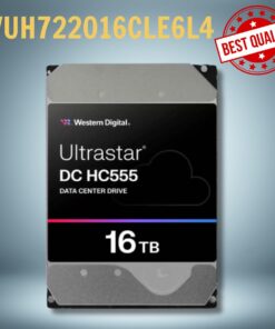 Ổ cứng HDD 16TB WD Enterprise Ultrastar DC HC555 WUH722016CLE6L4, Chuẩn kết nối SATA III, 6 Gb/s, Cache 512 MB