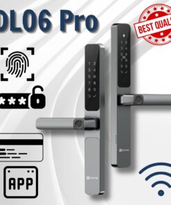 Khoá cửa vân tay Ezviz DL06 Pro Vân tay 2 mặt/mật khẩu/thẻ/chìa cơ, Kết nối Wi-Fi và Bluetooth