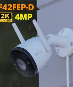 Camera ngoài trời Imou IPC-F42FEP-D 4MP 2K, H.265, IP67, thẻ nhớ Micro SD, đàm thoại 2 chiều