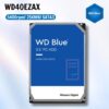 Ổ cứng Western Digital Blue 4TB WD40EZAX 3.5" SATA 3/256MB Cache/ 5400RPM