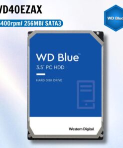 Ổ cứng Western Digital Blue 4TB WD40EZAX 3.5" SATA 3/256MB Cache/ 5400RPM