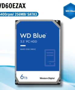 Ổ cứng Western Digital Blue 6TB WD60EZAX 3.5" SATA 3/256MB Cache/ 5400RPM
