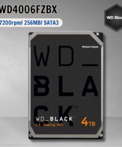 Ổ cứng Western Digital Black 4TB WD4006FZBX 3.5" SATA 3/ 256MB Cache/ 7200RPM