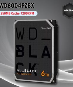 Ổ cứng HDD Western Digital Black 6TB WD6004FZBX 3.5" SATA 3/ 256MB Cache/ 7200RPM