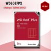 Ổ cứng Western Digital Red Plus 6TB WD60EFPX 3.5" SATA 3/ 256MB Cache/ 5400RPM