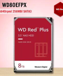 Ổ cứng Western Digital Red Plus 8TB WD80EFPX 3.5" SATA 3/ 256MB Cache/ 5640RPM