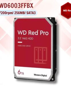 Ổ cứng nas Western Digital Red Pro 6TB WD6003FFBX 3.5" SATA 3/ 256MB Cache/ 7200RPM