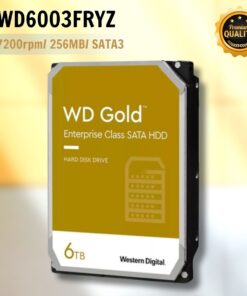 Ổ cứng server Western Digital Enterprise Gold 6TB WD6003FRYZ 3.5"/Sata3/256MB/7200RPM