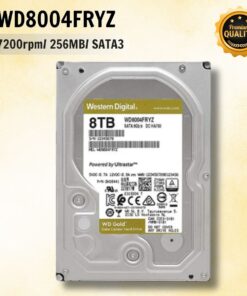 Ổ cứng server Western Digital Enterprise Gold 8TB WD8004FRYZ 3.5"/Sata3/256MB/7200RPM