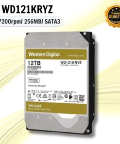Ổ cứng server Western Digital Enterprise Gold 12TB WD121KRYZ 3.5"/Sata3/256MB/7200RPM