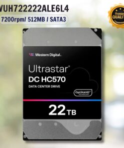Ổ cứng server Western Digital Enterprise Ultrastar HC570 22TB WUH722222ALE6L4 3.5 inch SATA Ultra 512E SE 512MB Cache 7200RPM