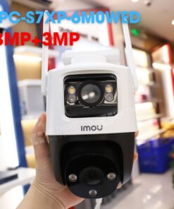 Camera wifi 2 ống kính IMOU IPC-S7XP-6M0WED 6Mp (3MP+3MP), đàm thoại 2 chiều, cảnh báo chủ động