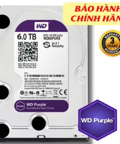 Western WD Purple WD62PURZ 6TB 3.5" SATA 3/ 128MB Cache/ 5640RPM dòng ổ cứng chuyên dụng cho camera.