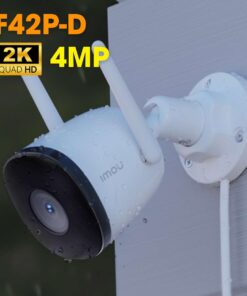 Camera wifi ngoài trời Imou IPC-F42P-D, 4MP, H.265, tích hợp mic, phát hiện con người