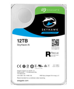 HDD Seagate Skyhawk AI 12TB ST12000VE0008 7200RPM SATA 256MB, tiết kiệm điện năng, thích hợp giải pháp camera trí tuệ nhân tạo