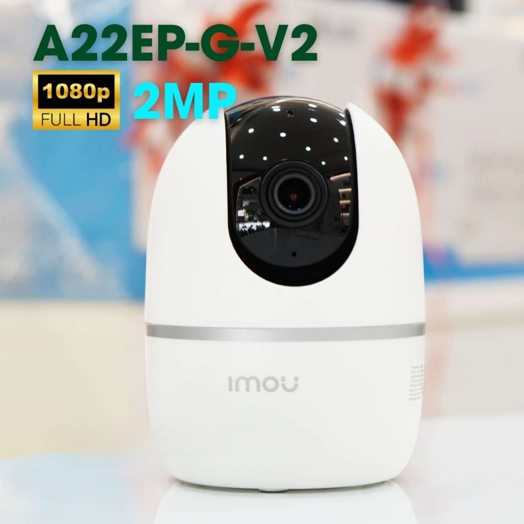 Camera wifi không dây IMOU IPC-A22EP-G-V2 2MP, tích hợp mic và loa, đàm thoại 2 chiều