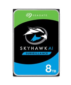 Ổ cứng 8TB SEAGATE SKYHAWK AI ST8000VE001 cảm biến chống rung RV, hiệu năng 235 MB/s, Cache 256MB