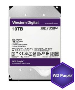 Ổ cứng đầu ghi camera Western WD Purple WD101PURZ 10TB, SATA 3, 6Gb/s, 5400 RPM, 256MB cache