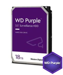 Ổ cứng cho camera giám sát Western WD Purple WD180PURZ 18TB, 512 MB cache, 7200 RPM