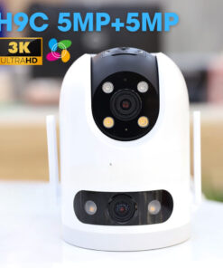 Camera 2 mắt Ezviz H9C 3K 5MP+5MP tích hợp mic và loa, cảnh báo chủ động, phát hiện con người