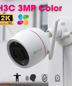 Camera Ezviz ngoài trời H3C 3MP 2K – Chống nước, AI thông minh, phát hiện con người, phòng vệ chủ động