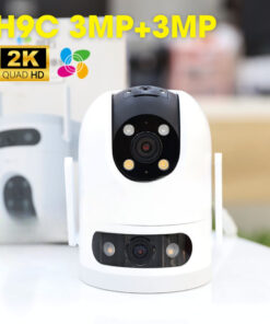 Camera 2 mắt ngoài trời thông minh Ezviz H9C 3MP+3MP đàm thoại 2 chiều, cảnh báo chủ động