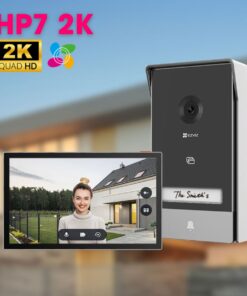 Chuông cửa màn hình Ezviz HP7 2K màn hình màu 7inch, phát hiện chuyển động, đàm thoại 2 chiều
