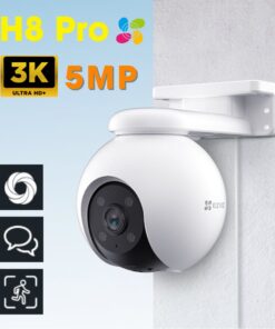 Camera wifi ngoài trời Ezviz H8 Pro 3K 5MP, hồng ngoại 30m, đàm thoại 2 chiều