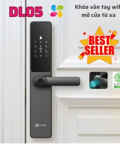 Khoá cửa vân tay Ezviz DL05 quản lý bằng app, hỗ trợ mã chống nhìn trộm, khoá an toan trẻ em, báo động chống phá hoại
